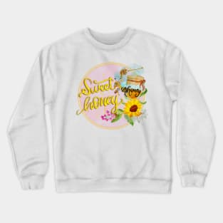Sweet honey cute design Crewneck Sweatshirt